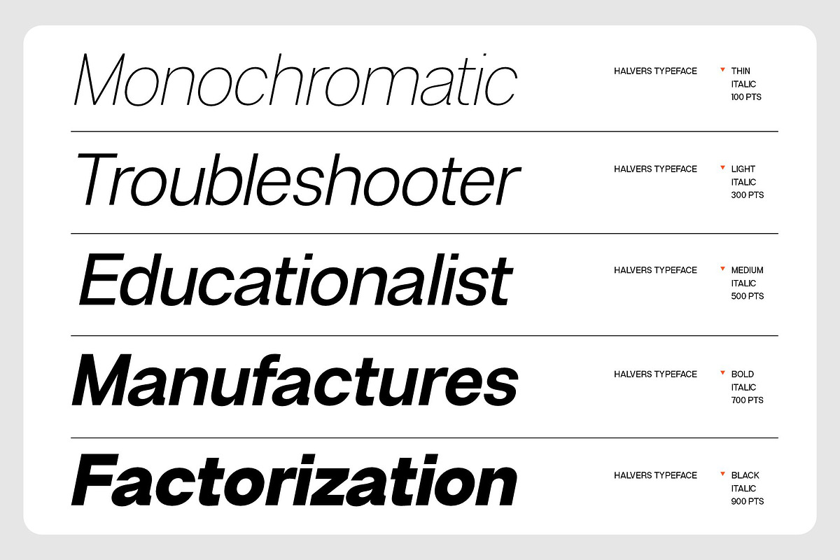Halvers Font, a Sans Serif Font by Glyphminds Studios (Photo 6 of 10)