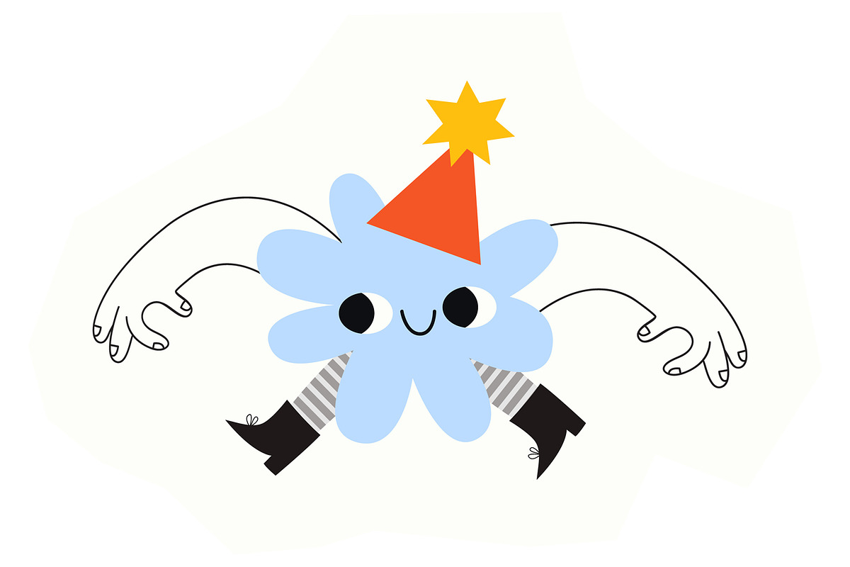 Cute Birthday Monsters Clipart, an Object Graphic by the_myro (Photo 5 of 11)