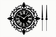 Vintage Wall Clock Victorian design, an Illustration by Amazin_art (Thumbnail 14 of 21)