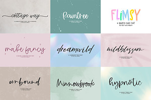 Handlettered Font Bundle