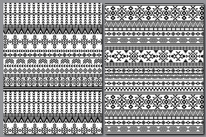 Tribal Vector Seamless Patterns