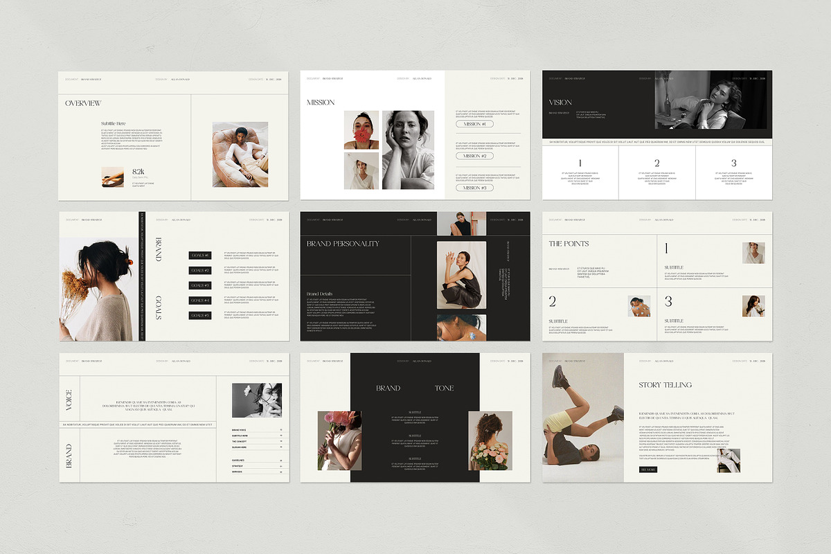 AURBUN | Brand Strategy Template, a Presentation Template by evgenystudio (Photo 10 of 11)