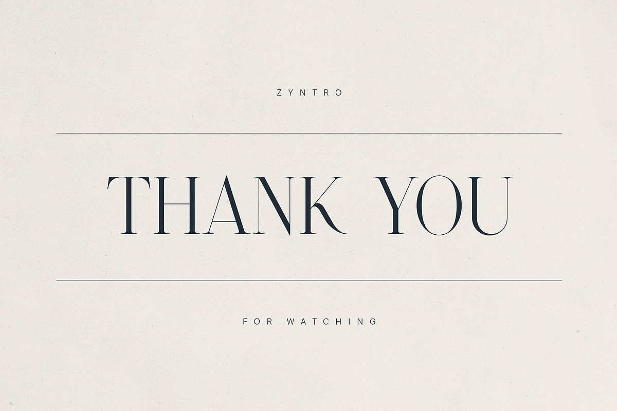 Zyntro – Elegant High-Contrast Serif, a Serif Font by Only Fonts (Photo 11 of 11)