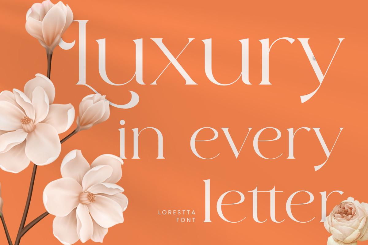 Lorestta // Elegant Luxury Serif, a Serif Font by ToniStudio (Photo 6 of 16)
