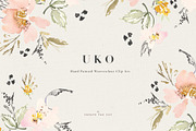 Watercolour Clip Art - Uko, an Illustration by Create The Cut (Thumbnail 1 of 5)