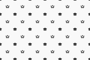 Seamless crown pattern background, a Pattern Graphic by Neopat (Thumbnail 4 of 9)