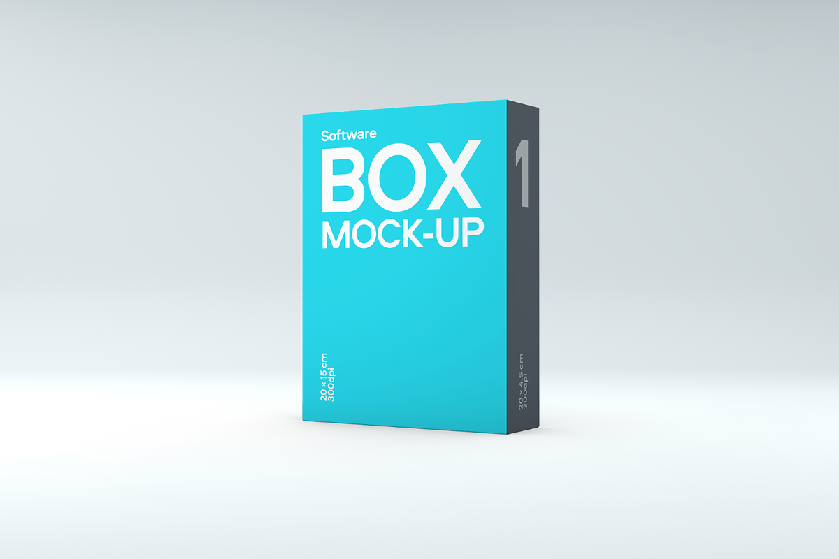 Software Box Mockup, a Product Mockup by UI Kitchen (Photo 6 of 6)
