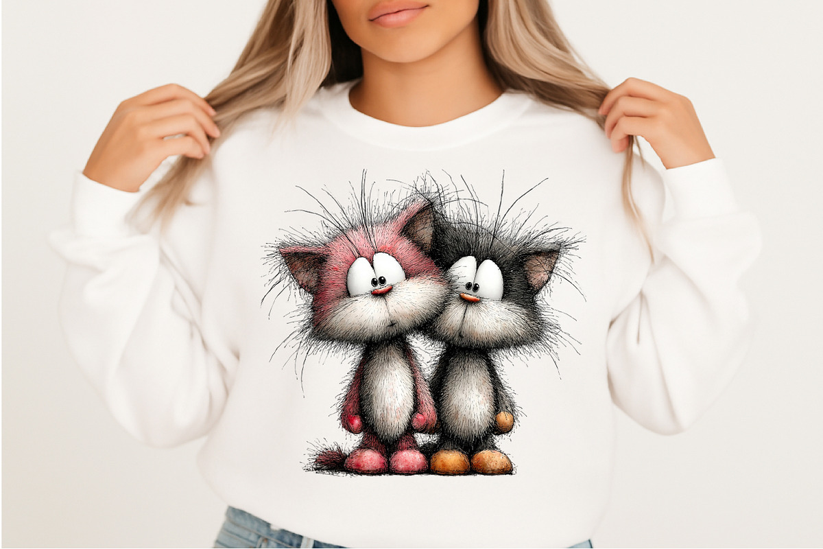 Whimsical Baby Cat Clipart Png, an Illustration by Craft Nest (Photo 7 of 11)