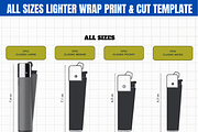 All Sizes Lighter Wrap Template 363, a Graphic by AtacanDigital (Thumbnail 2 of 3)