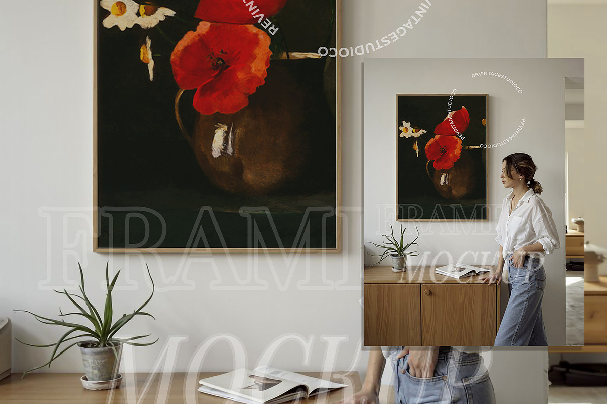 Modern Interior Frame Mockup, a Household Mockup by RevintageStudio (Photo 5 of 6)
