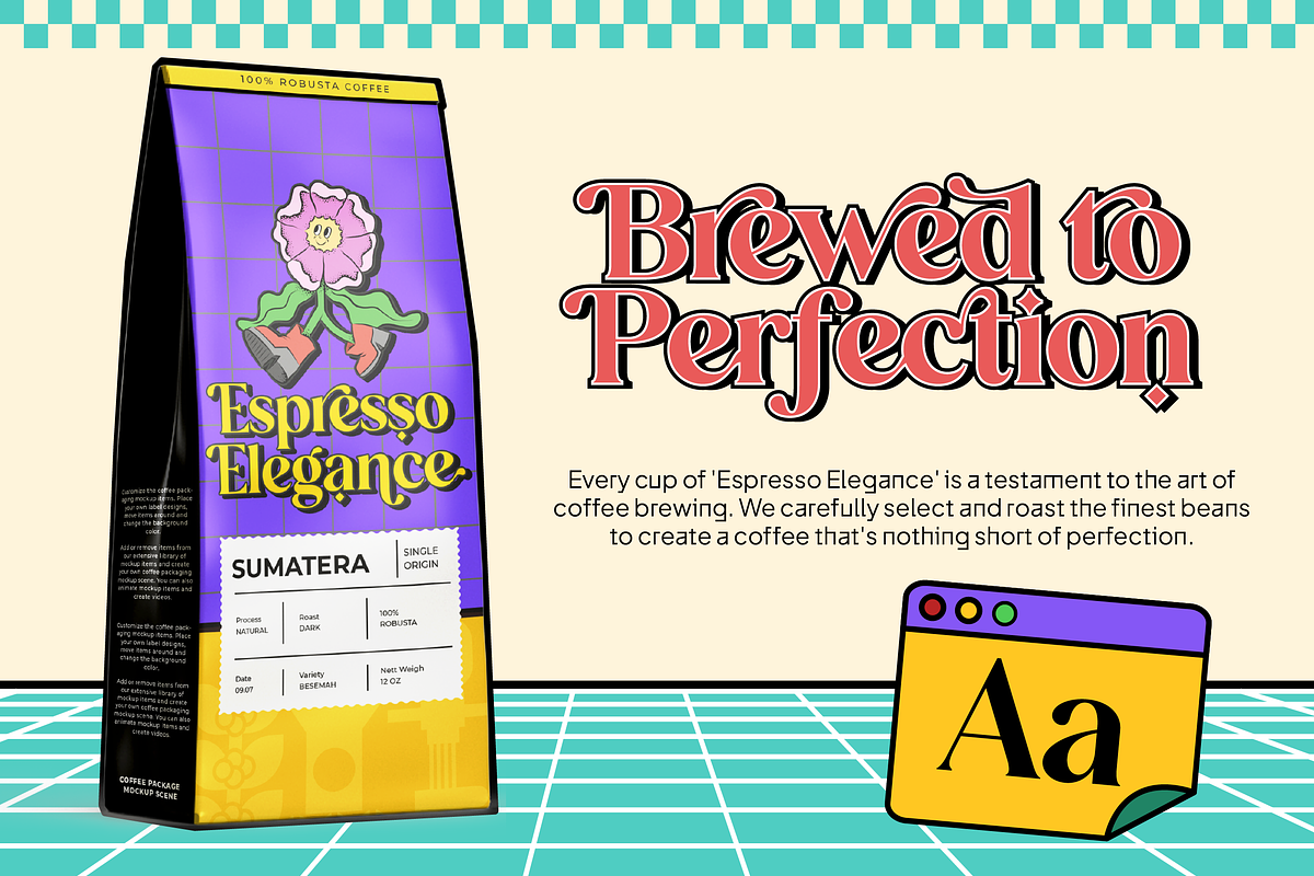 Cornella Display Retro 90's Font, a Serif Font by Vampstudio (Photo 9 of 13)