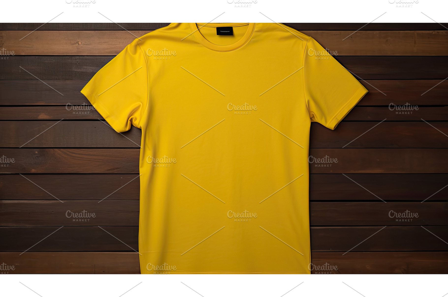 wooden yellow blank t-shirt ai, a Beauty & Fashion Photo by pikepicture
