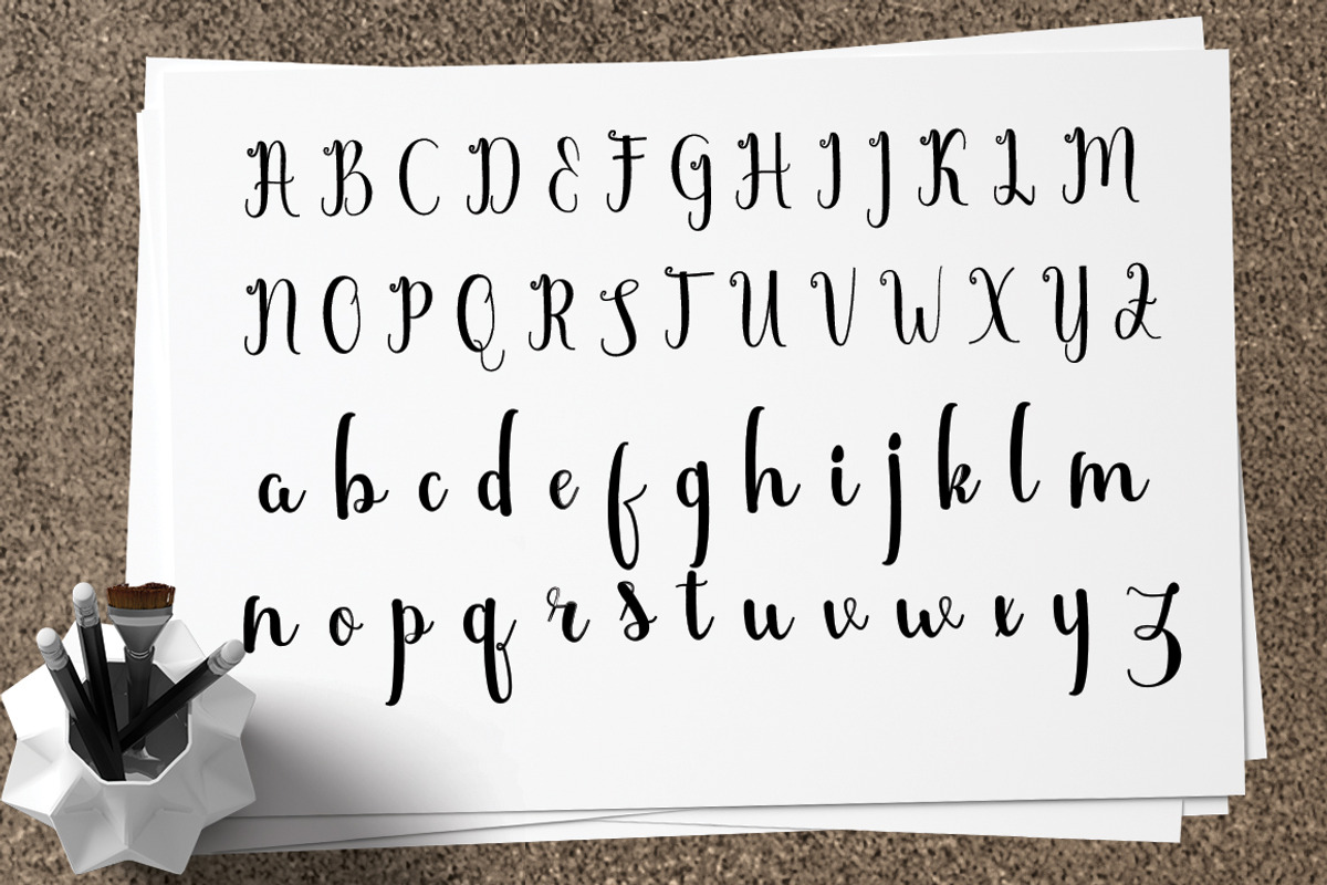 Scooter (Black Friday Sale), a Script Font by Deniz86 (Photo 10 of 10)