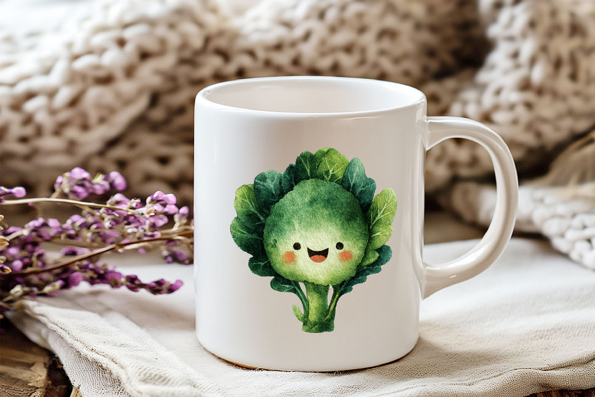 Watercolor Vegetables Clipart, an Illustration by Watercolor design (Photo 4 of 6)