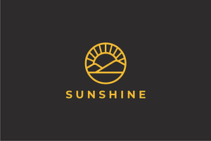 Sun Shine Sunshine Logo template, a Branding & Logo Template by yopie