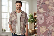 Vintage Vineyard, a Pattern Graphic by Print Diaries (Thumbnail 4 of 4)