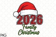 Family Christmas 2026 PNG, an Illustration by Black Bird Studio (Thumbnail 1 of 4)