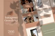 Canva IG Growth Kit: 266 Templates, a Social Media Template by Candor Creative (Thumbnail 1 of 5)