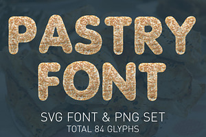Pastry Font & PNGs
