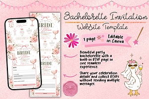 Bride in Bloom Bachelorette RSVP Web