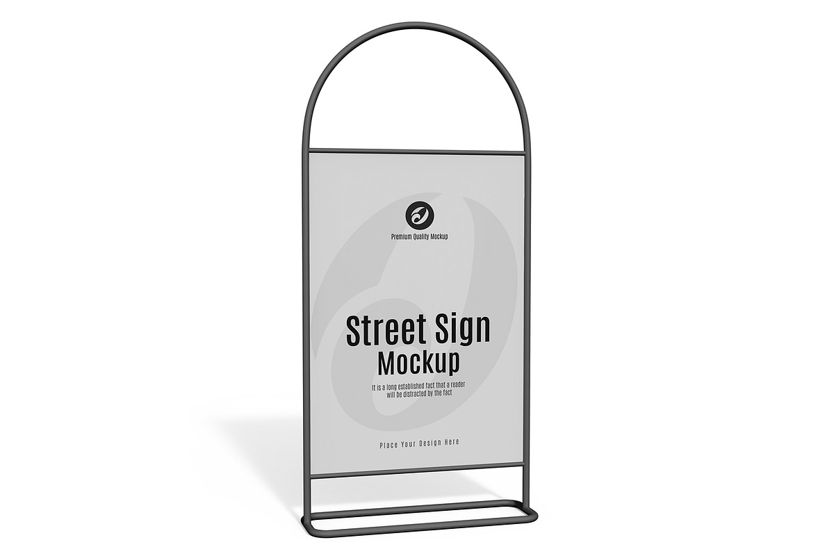 Street Sign Mockup Template, a Product Mockup by graphypix (Photo 2 of 4)