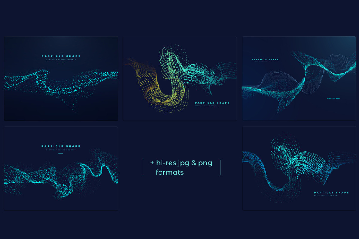 Particle Abstract Backgrounds vol 2, a Templates & Theme by blauananas (Photo 6 of 6)