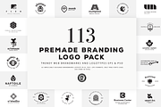 113 PREMADE BRANDING LOGO PACK, a Branding & Logo Template by pawellpi (Thumbnail 1 of 68)