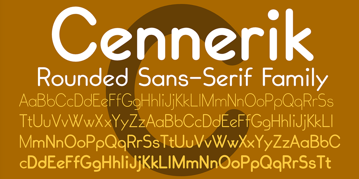 Cennerik, a Sans Serif Font by Ingrimayne Type (Photo 3 of 11)