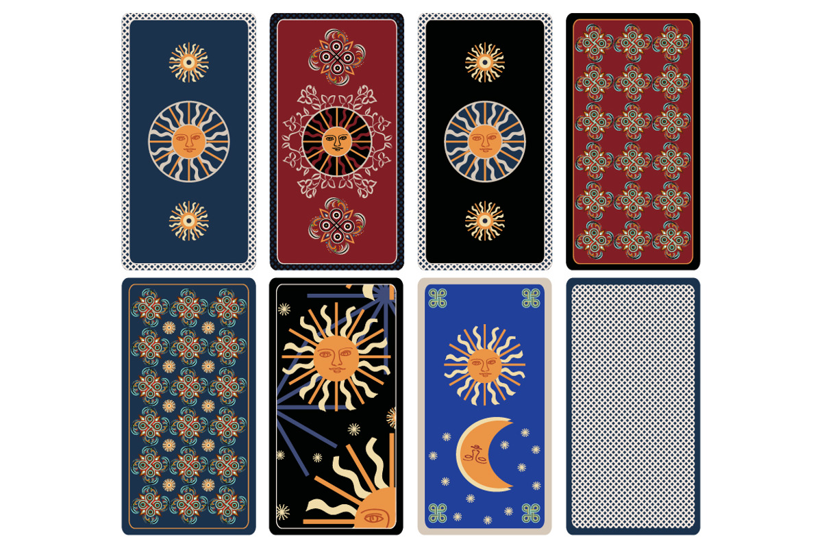 Vector ornament for Tarot