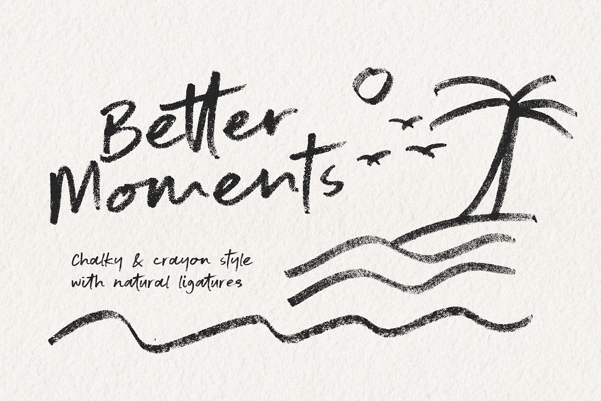 Better Moments – Chalk Font, a Handwritten Font by Negara Studio (Photo 1 of 12)