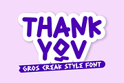 Gros Creak Font, a Script Font by Mabhal Studio (Thumbnail 10 of 10)
