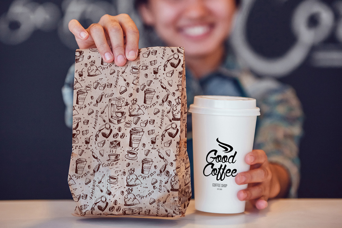 Coffee Branding Mock-up Vol 2, a Cups & Container Mockup by Freeman Studio (Photo 4 of 19)