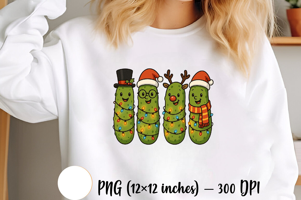 Christmas Pickles Clipart, an Illustration by Design Market (Photo 2 of 5)