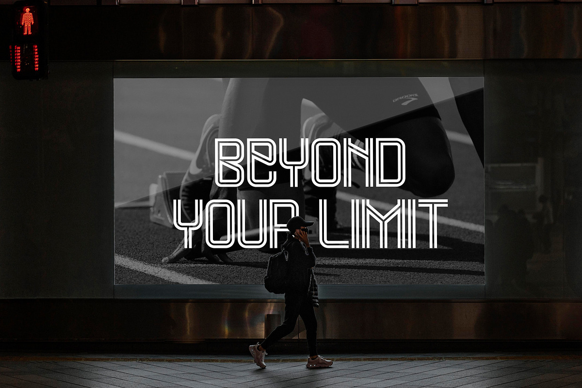 Ambero - Sporty Modern Display Font, a Sans Serif Font by Imiftype Studio (Photo 3 of 7)