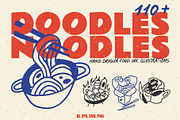 Doodles & Noodles: Ink Food Pack, a Food Illustration by Olly Kava (Thumbnail 1 of 11)