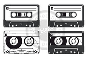 Retro cassette, an Object Graphic by mesblanc (Thumbnail 1 of 2)