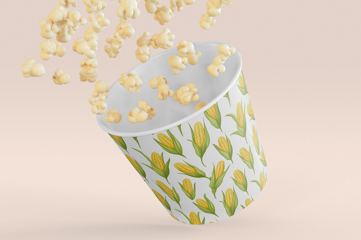 Sweet Corn Seamless Pattern, a Pattern Graphic by Forhadx5 (Photo 7 of 8)