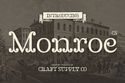 CS Monroe – Tuscan Font, a Serif Font by Craft Supply Co. (Thumbnail 1 of 8)