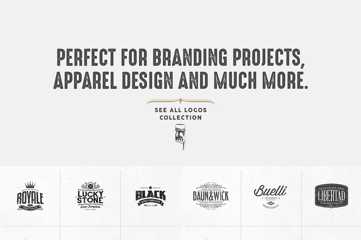 60 Logo Templates Bundle, a Branding & Logo Template by Easybrandz (Photo 2 of 4)