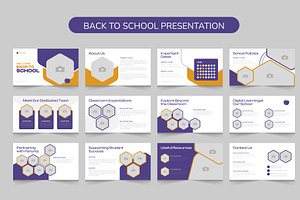 School presentation slide template, a Presentation Template by Kazi Hossain