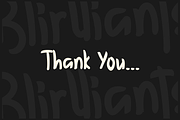 Blirlliants Font, a Handwritten Font by albert_kalingga (Thumbnail 5 of 5)