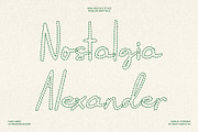 CS Meander Dashed, a Script Font by Craft Supply Co. (Thumbnail 5 of 8)