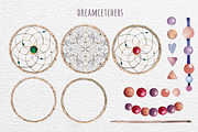 Boho style Dreamcatchers & teepee, an Illustration by Peace ART (Thumbnail 5 of 5)