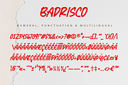 Badrisco - A Display Font, a Sans Serif Font by overlaytemplates (Thumbnail 5 of 5)