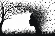Tree Woman Laser Cut Bundle, a Graphic by balal (Thumbnail 9 of 11)
