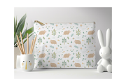 CUTE WOODLAND ARMADILLO PATTERN SET, a Pattern Graphic by tetiartline (Thumbnail 5 of 6)