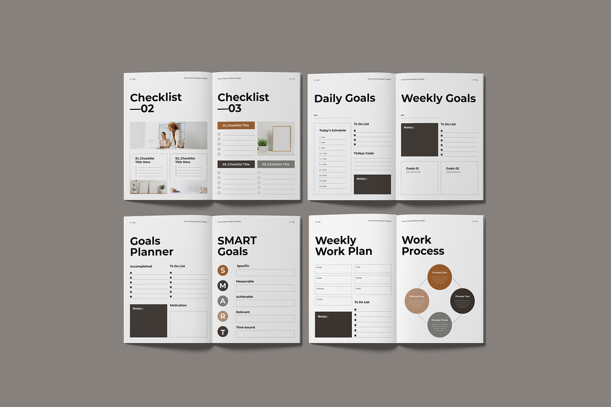 Course Creator Workbook Template, a Magazine Template by Work-Envance (Photo 11 of 12)