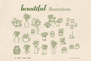 Whimsy Garden Cottagecore Set, a Seasonal Illustration by Art Dari Autumn (Thumbnail 5 of 18)
