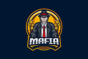 Mafia Mascot Esport Logo, a Branding & Logo Template by prps.std (Thumbnail 3 of 3)