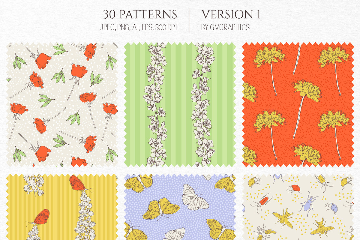 Lush Vol. 1 Collection, a Seasonal Illustration by GVGraphics (Photo 4 of 21)